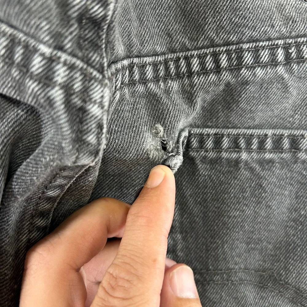 VTG Levi's 550 Relaxed Fit Jeans Mens 38x32 (Fit 36x30) Faded Black Tapered Leg